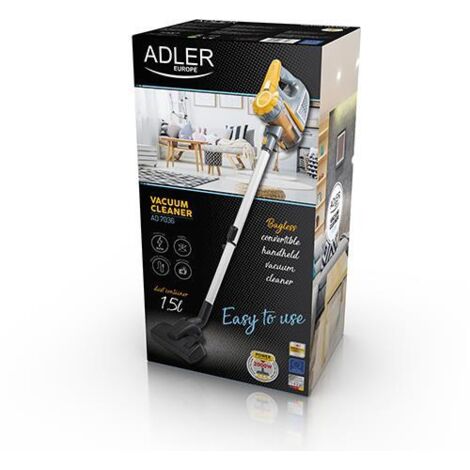Aspiradora escoba ad 7036 con cable, sin bolsa, 800 w