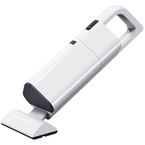 Aspiradora inalámbrica Aspiradora portátil inalámbrica Aspiradora de mano para coche Aspiradora de mano inalámbrica Succión fuerte Cabello seco y mojado Blanca