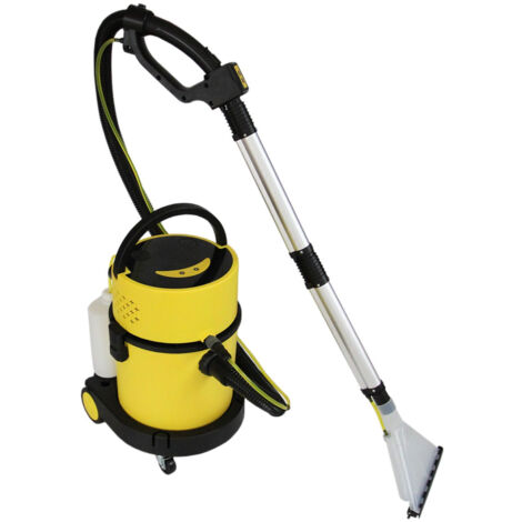 Aspiradora Industrial en Seco y Húmedo+ Accesorios 1200W 20 litros Filtro Esponja+HEPA Aspirador Cable con Función Rebobinado Automático Aspirar Seco Liquido Mojado Powerful Wet+Dry Vacuum Cleaner