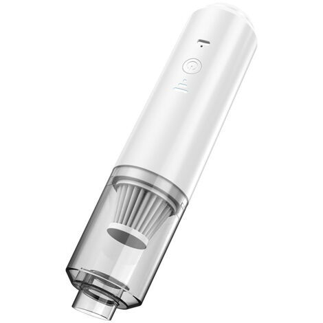 Aspiradora para coche, recargable, de alta potencia de succión, aspiradora de mano inalámbrica para coches: mini aspiradora de mano recargable, adecuada para limpiar teclados, coches, hogar, oficina y