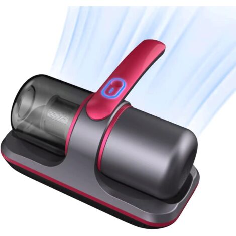 Aspiradora portátil inalámbrica para limpieza de ácaros de colchones de cama, con lámpara antivirus UV, lámpara germicida, avanzada para limpieza de camas, sofás y alfombras