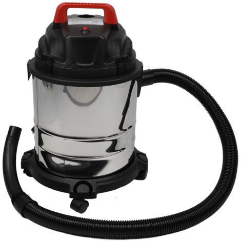 Aspiradora profesional de alto rendimiento para sólidos y líquidos, fabricada en acero inoxidable, 1000 W, 18 l, portátil con ruedas, para limpieza de salones y automóviles.