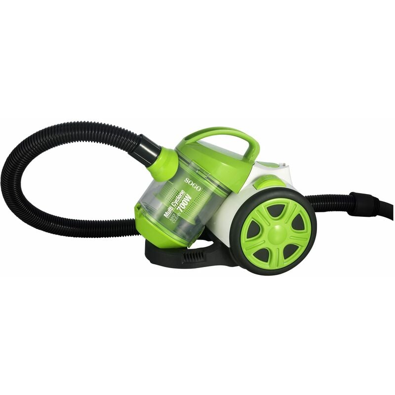 Aspirapolvere ciclonico compatto 700W verde Sogo