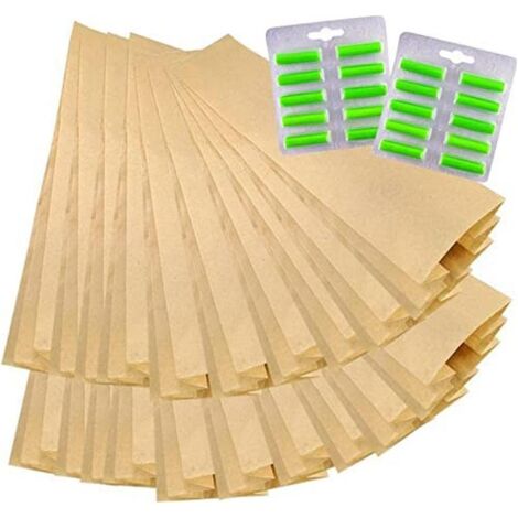 ASPIRAPOLVERE FOLLETTO VK116 - VK117  20 SACCHETTI + 20 PROFUMI VERDI NO ORIGINA