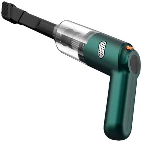 Aspirapolvere portatile, 120 W, 10000 Pa, filtro lavabile, verde scuro