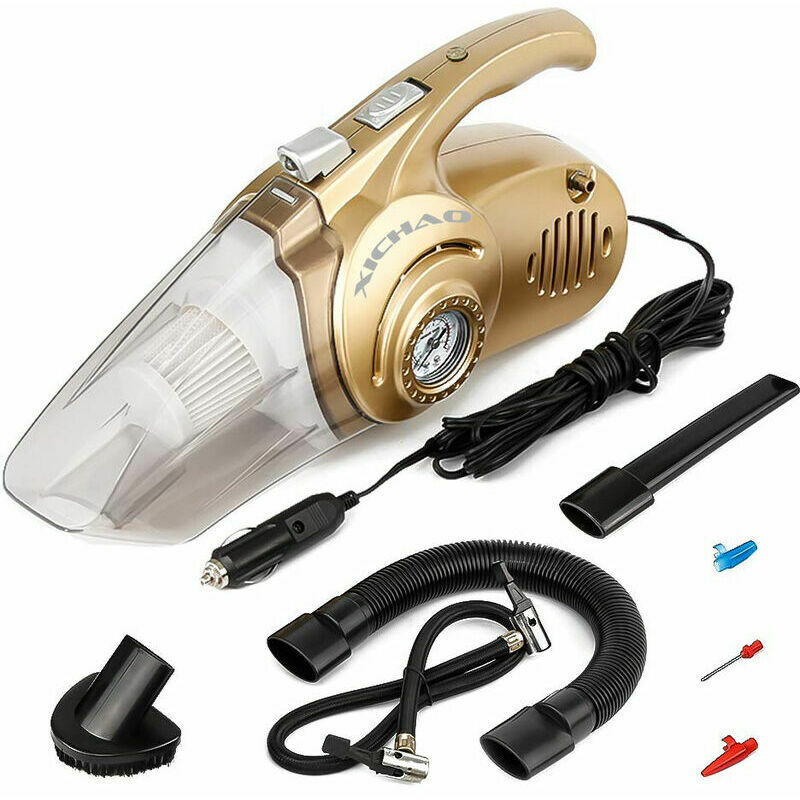 Volavo - Aspirapolvere portatile per auto 4 in 1