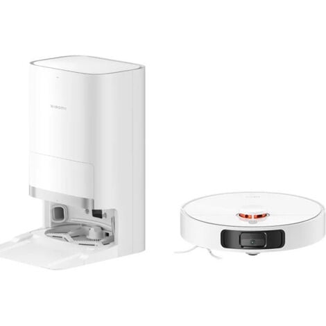 XIAOMI Robot Vacuum X20+ Robot Vacuum Cleaner with Mop Function & All-in-One Station (6000 Pa Suction Power 140 Min Battery Life Auto Self-Cleaning, Emptying, Drying & Water Refill App/Control)