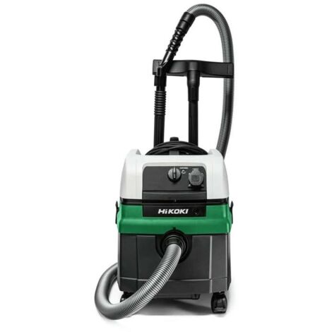 Aspirateur 1400W 4,38m3/min cuve 25L poussière et eau classe L 6 accessoires HIKOKI RP250YBLWAZ