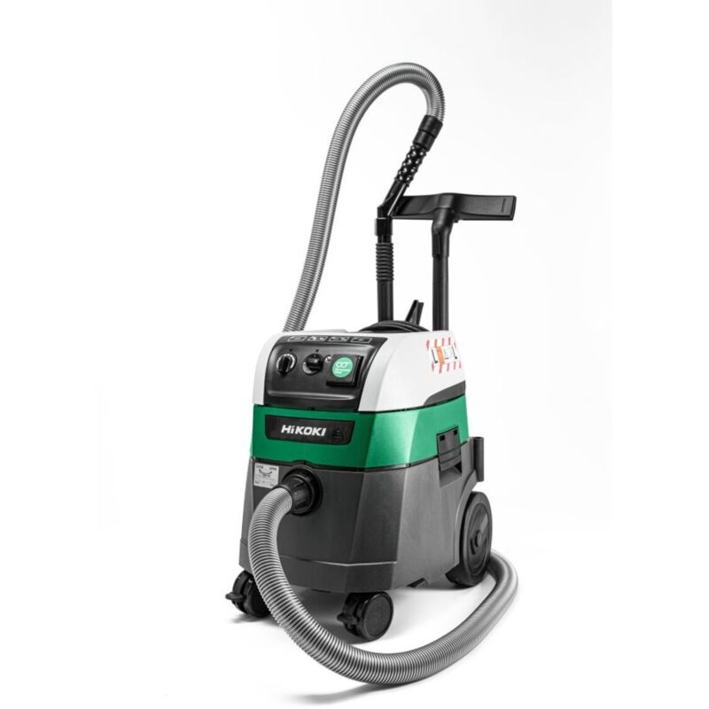 Hikoki - Aspirateur 1400W 4,38m3/min cuve 35L poussière et eau classe l 6 accessoires RP350YBLWAZ