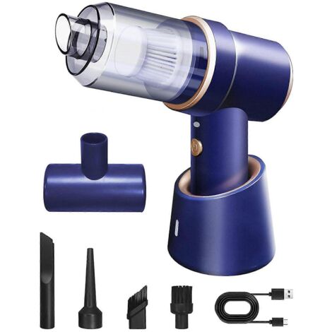 Aspirateur 3 en 1, silencieux, léger, portable, avec lumière LED, pour voiture