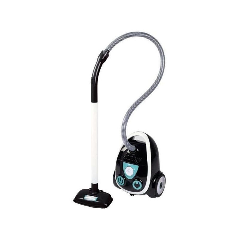 Smoby - Aspirateur compact et peu encombrant avec un véritable bruit d'aspirateur. 3 piles LR44 incluses - des 3 ans