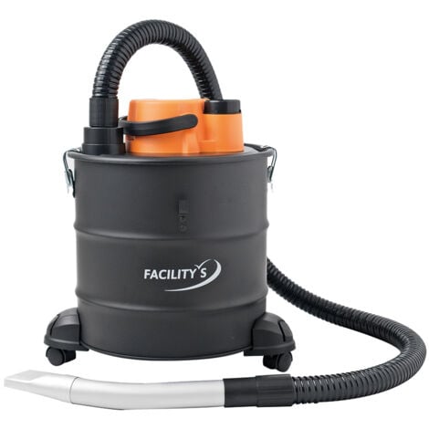 Aspirateur à cendres chaudes Facilitys – 1200 W – Cuve métal 18 L – Aspiration + soufflerie