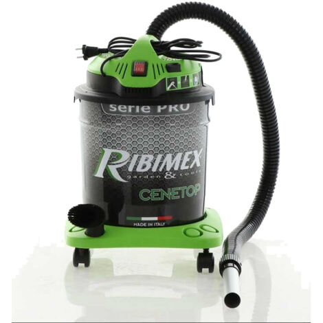 Aspirateur à cendres froides 18l 1200w - Ribitech - prcen012 - rouge/noir
