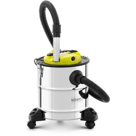 INOX Aspirateur À Cendres Multifonction HEPA Cheminée Barbecue 1200W 20L 