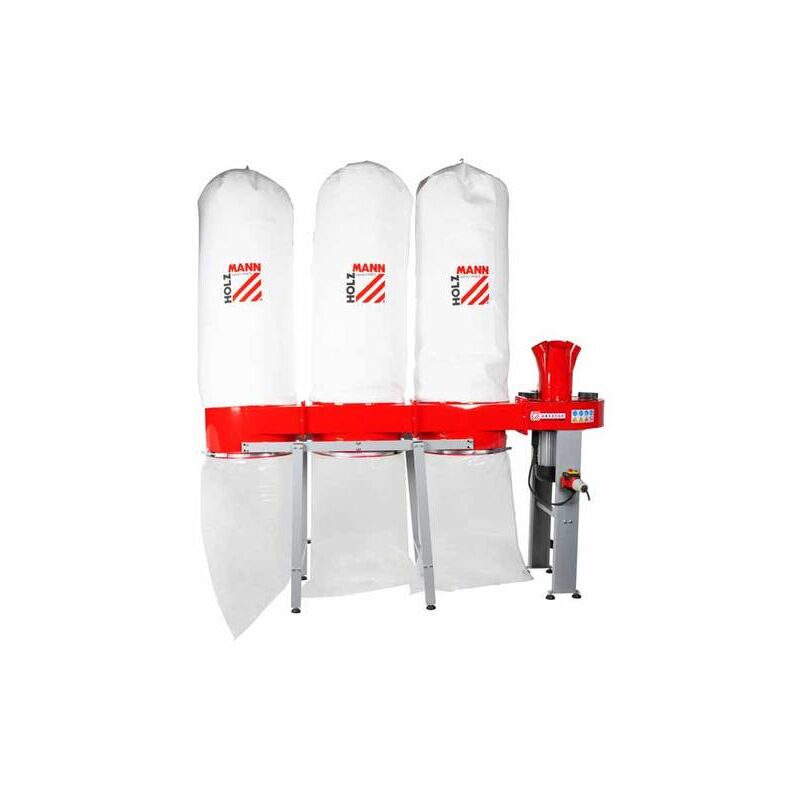 Holzmann - Aspirateur à copeaux de bois 3 x 160 l - 400 v - 3800 w