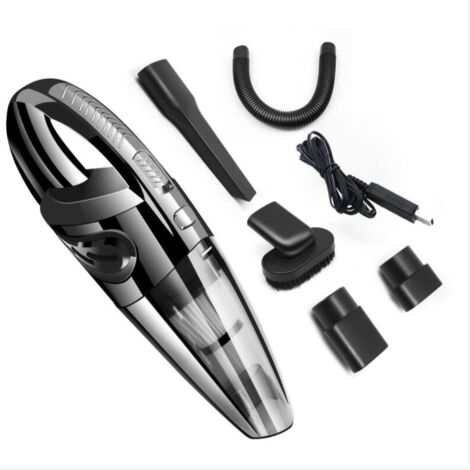 Aspirateur à main, 120W, 2200mA Aspirateur à main sans filRéduction d'humidité/bruit Charge rapide avec filtre lavable pour la maison, la voiture, la table, le type humide et sec