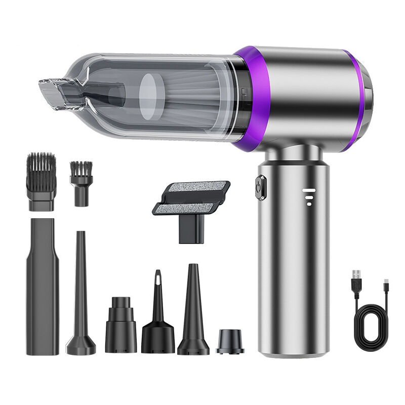 Aspirateur à Main, 15000Pa Mini Aspirateur sans Fil Portable à 3 Vitesses, Multifonctionnel Aspirateur Voiture Puissant sans Fil avec Moteur sans