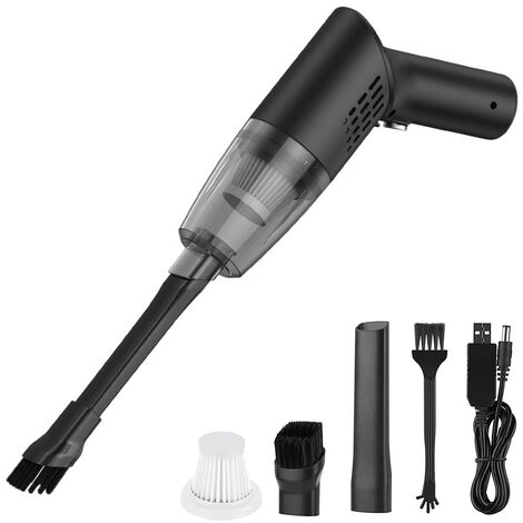 Aspirateur À Main Batterie 6000Pa, Aspirateur À Main Sans Fil Aspirateur De Voiture 120W Forte Puissance D'Aspiration Batterie Aspirateur Petit Et Pratique, Aspirateur À Main Humide/Sec