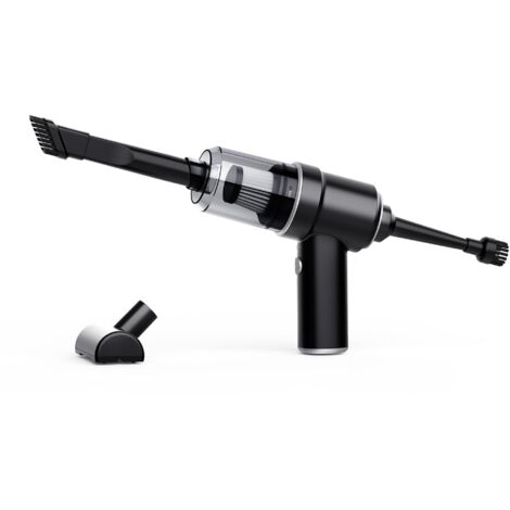 Aspirateur à main et souffleur sans fil rechargeable, aspirateur et souffleur de voiture humide/sec à forte aspiration 12000pa, anti-poussière