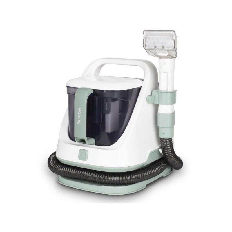 Hkoenig - Aspirateur a Main - Mini Nettoyeur textile a main TWT77 - Réservoirs a eau propre et sale amovibles - Capacité 1,4L/1,2L - Puissance 650W