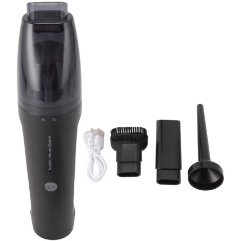Aspirateur à main portable sans fil pour voiture 2 modes réglables batterie rechargeable 1800mAh pour maison