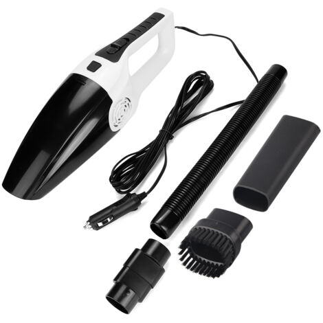 Aspirateur à main portatif de voiture de véhicule humide et sec de 120W 3600mbar noir blanc