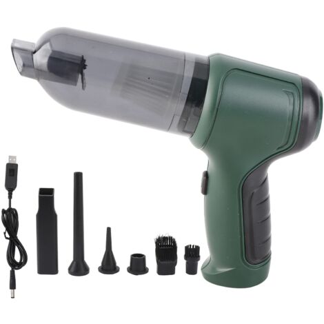 Aspirateur à main sans fil aspiration puissante portable pour maison, voiture et bureau vert