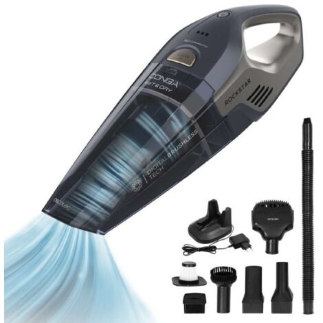 Aspirateur Balai Sans Fil Cecotec Conga Rockstar 5500 Hurricane - Base Auto-vidante, 220 AW, Autonomie 90 Min, Brosse Anti-poils - 4