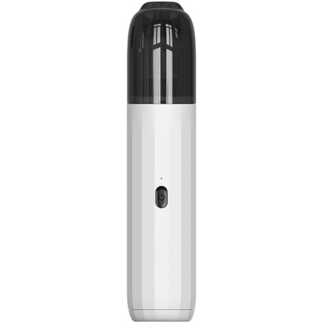 Aspirateur à main sans fil, mini aspirateur à main avec une puissance d'aspiration de 20 000 Pa et un triple filtre, pour la maison, le bureau et la voiture, blanc.