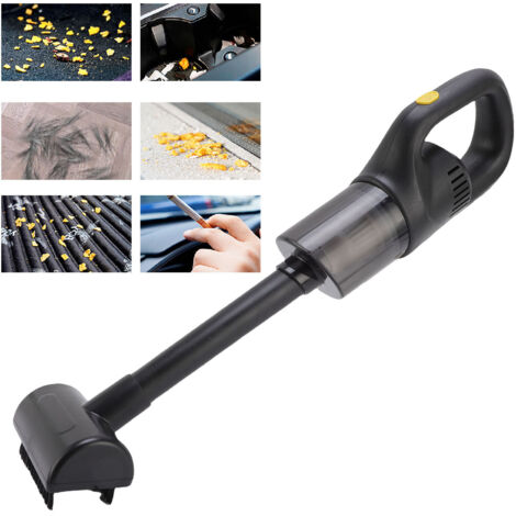 Aspirateur à main sans fil pour voiture aspiration puissante léger rechargeable eau et poussière batterie 1800mAh pour voiture et maison