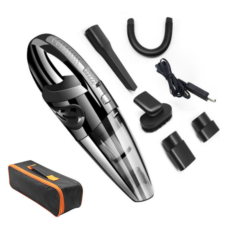 Gabrielle - Aspirateur à Main sans Fil Puissant Portable 120W 2000mAh avec Fonction Huimide & Sèche Filtre hepa Lavable et 5 Buses Rechargeable pour