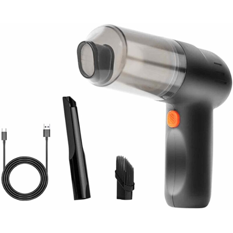 Aspirateur à main sans fil rechargeable, 9 000 Pa pour voiture haute puissance sans fil, aspirateur portable avec batterie de grande capacité,