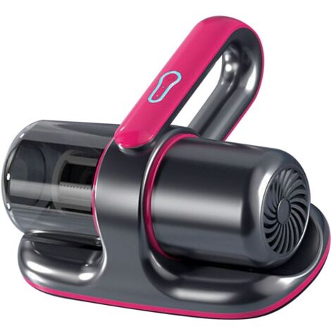 Aspirateur à main UV Compact et puissant, dissolvant d'acariens intelligent, Machine pour lits, canapés, tapis, voitures, gris rouge