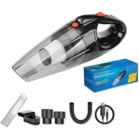 BAZYWTYH Aspirateur à Main V1 Pro - Moteur Ultra- Puissant 42000 TR/Min pour Une Performance exceptionnelle sans Fil Ultra Puissant 5000Pa - avec Éclairage LED pour Nettoyage Humide et Sec