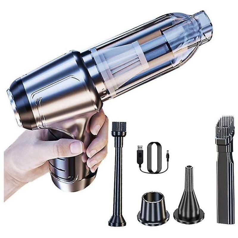 Aspirateur à moteur sans balais sans fil multifonction souffleur à forte aspiration voiture portable puissant h