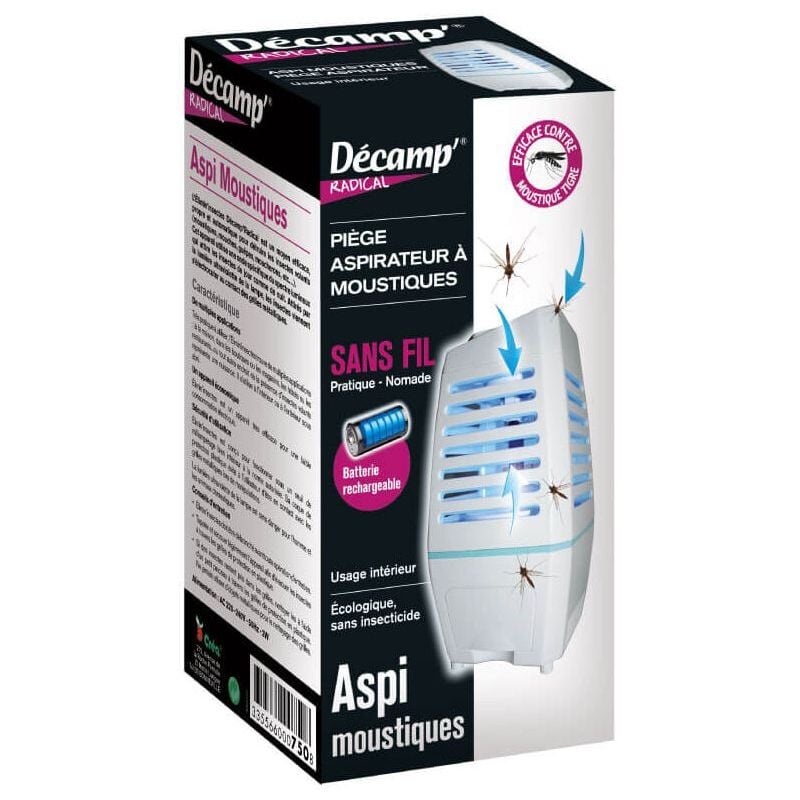 Décamp' - Aspirateur à moustiques pour intérieur (sur batterie)