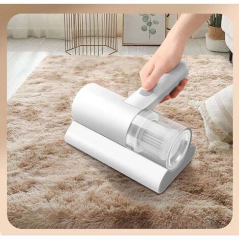 Aspirateur Acariens - 10 kPa - UV 254 nm - Air Chaud 50 °C - Moteur 2300 tr/min - Pour Lit Canapé Couette - 1 Pièce