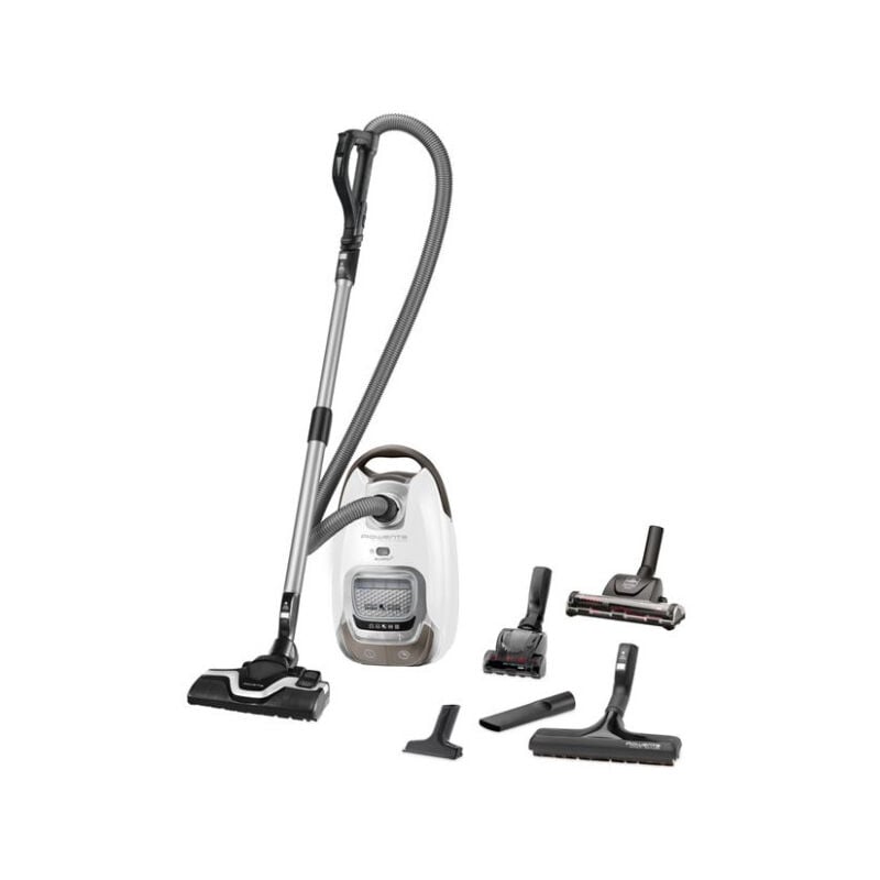Rowenta - Aspirateur avec sac Silence Force RO7487EA 400 w Blanc et Gris