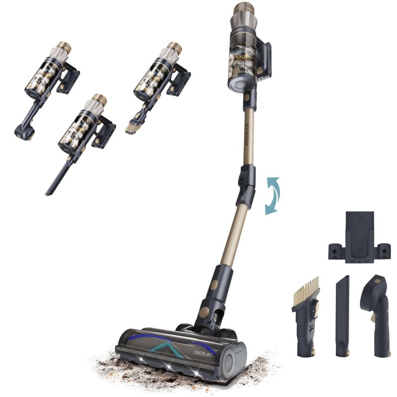 Aspirateur balai sans fil CECOTEC Conga Rockstar RS90 Pet Flex 40 kPa 160 AW