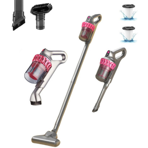 Aspirateur balai sans fil, puissant (20 kPa), avec 3 modes d'aspiration, 30 minutes d'autonomie, léger et ultra-silencieux, idéal pour les sols durs, les tapis à poils courts et les poils d'animaux.