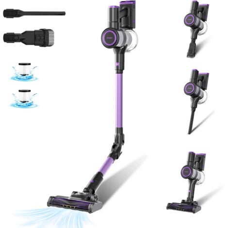 Aspirateur Balai sans Fil sans Sac Multifonctions Stanew, 33Kpa 320W Aspirateur sans Fil Puissant, Puissant,Léger, Batterie Autonomie 40 Min, Multifonction pour Maison