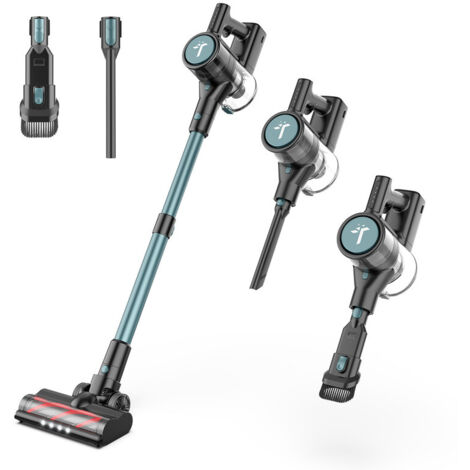 Aspirateur Balai Sans Fil - TEENDOW - Modèle Silencieux - 58000 Pa - 45 Minutes d'Autonomie - Vert Forêt