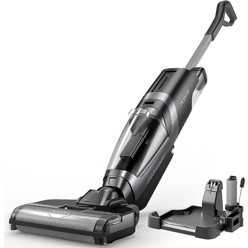 Tesvor - Aspirateur balai sec et humide rechargeable 25.2v gris r5 pro