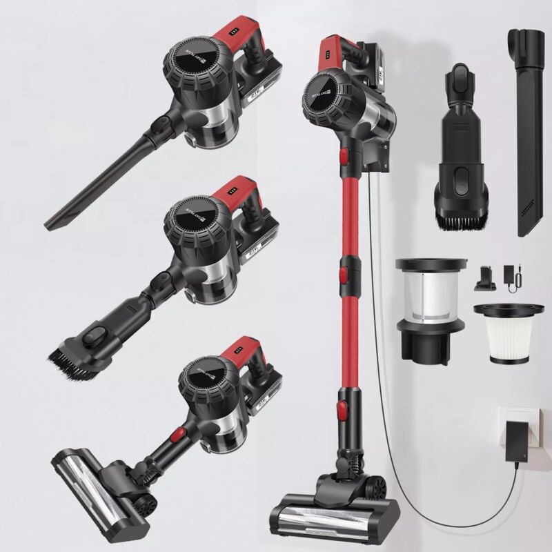 Aspirateur-balai vertical 6 en 1 Aspirateur à main sans fil et sans sac Hoover