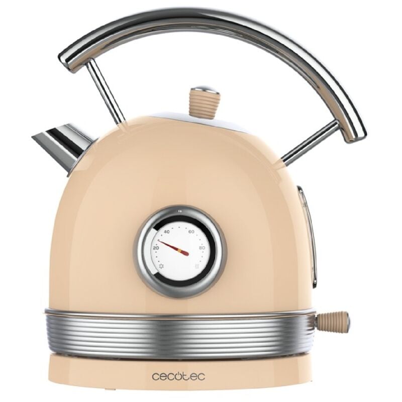 Cecotec - Bouilloire Thermosense 420 Vintage Light Beige