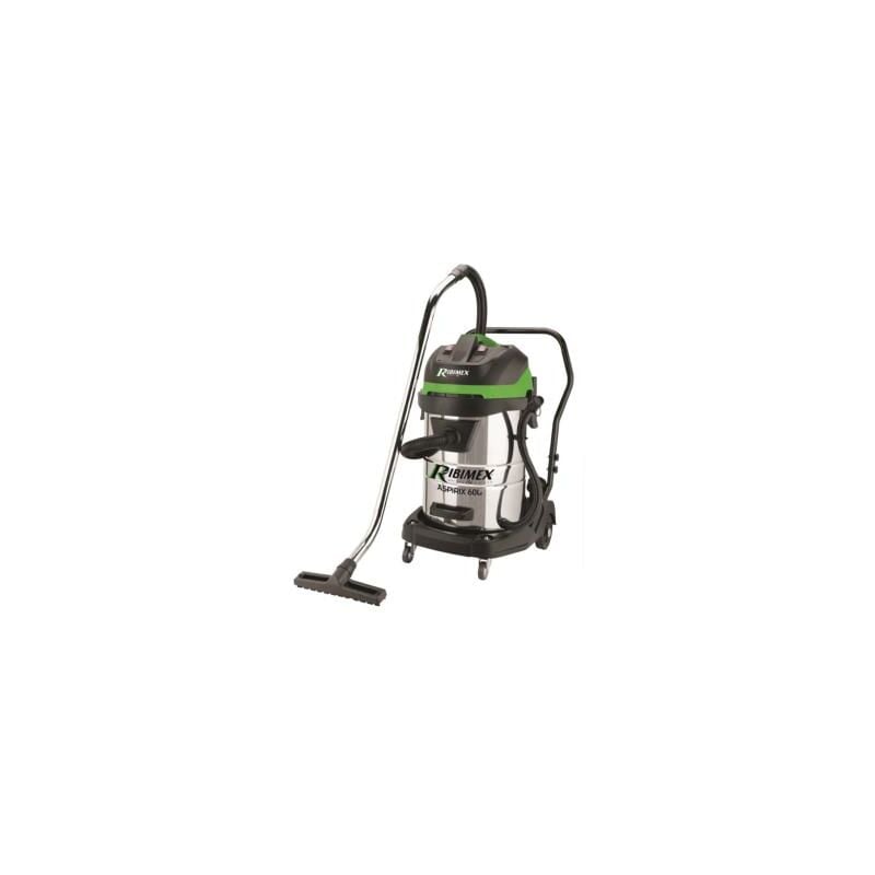 Aspirateur Bidon Inox 2x1000 w 60 Litres