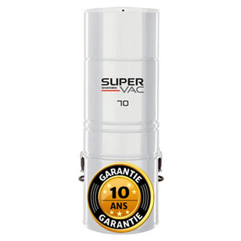 Atepac - Aspirateur central hybride hayden SuperVac 70 garantie 10 ans (jusqu'à 350 m²)