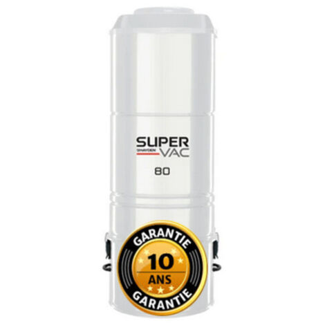 Aspirateur central hybride HAYDEN SuperVac 80 GARANTIE 10 ANS (jusqu’à 500 m²)