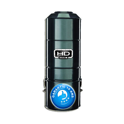 ASPIRATEUR CENTRAL SANS SAC SANS FILTRE HD801C (jusqu’à 600 M²) GARANTIE 10 ans