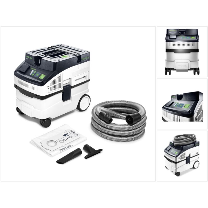Festool - ct 15 e cleantec Aspirateur mobile 15l ( 574827 )
